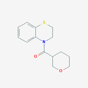 2,3-Dihydro-1,4-benzothiazin-4-yl(oxan-3-yl)methanone