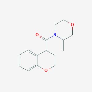 3,4-dihydro-2H-chromen-4-yl-(3-methylmorpholin-4-yl)methanone