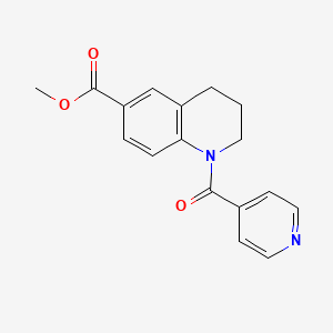 methyl 1-(pyridine-4-carbonyl)-3,4-dihydro-2H-quinoline-6-carboxylate