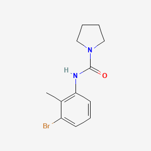 N-(3-bromo-2-methylphenyl)pyrrolidine-1-carboxamide