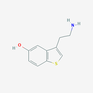 molecular formula C10H11NOS B075973 3-(2-氨基乙基)-1-苯并噻吩-5-醇 CAS No. 13012-93-6