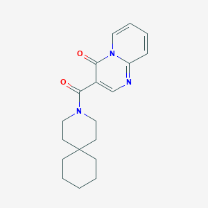 molecular formula C19H23N3O2 B7597364 3-(3-Azaspiro[5.5]undecane-3-carbonyl)pyrido[1,2-a]pyrimidin-4-one 