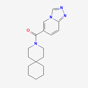 3-Azaspiro[5.5]undecan-3-yl([1,2,4]triazolo[4,3-a]pyridin-6-yl)methanone