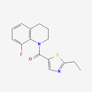 (2-ethyl-1,3-thiazol-5-yl)-(8-fluoro-3,4-dihydro-2H-quinolin-1-yl)methanone