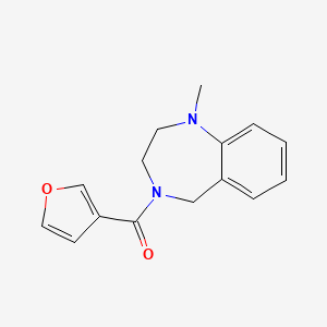 furan-3-yl-(1-methyl-3,5-dihydro-2H-1,4-benzodiazepin-4-yl)methanone