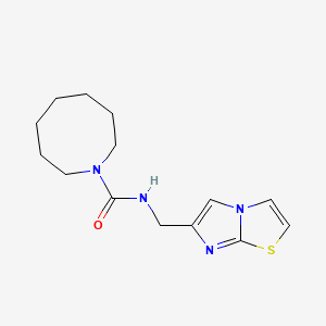 N-(imidazo[2,1-b][1,3]thiazol-6-ylmethyl)azocane-1-carboxamide