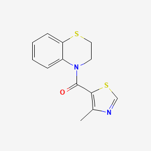 2,3-Dihydro-1,4-benzothiazin-4-yl-(4-methyl-1,3-thiazol-5-yl)methanone