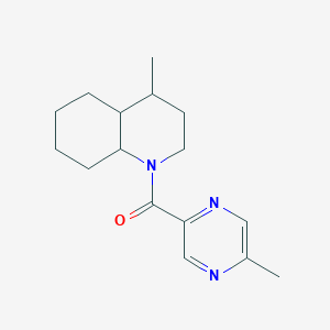 (4-methyl-3,4,4a,5,6,7,8,8a-octahydro-2H-quinolin-1-yl)-(5-methylpyrazin-2-yl)methanone