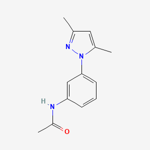 molecular formula C13H15N3O B7597644 doi:10.14272/JEXRILTUQBARTM-UHFFFAOYSA-N 