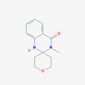 3-methylspiro[1H-quinazoline-2,4'-oxane]-4-one