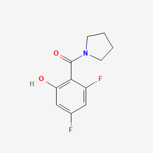 (2,4-Difluoro-6-hydroxyphenyl)-pyrrolidin-1-ylmethanone