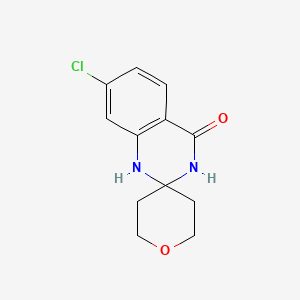 7-Chlorospiro[1,3-dihydroquinazoline-2,4'-oxane]-4-one