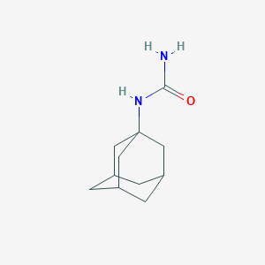 molecular formula C11H18N2O B075977 N-(1-金刚烷基)脲 CAS No. 13072-69-0
