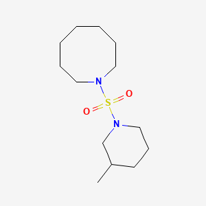 molecular formula C13H26N2O2S B7597743 1-(3-Methylpiperidin-1-yl)sulfonylazocane 