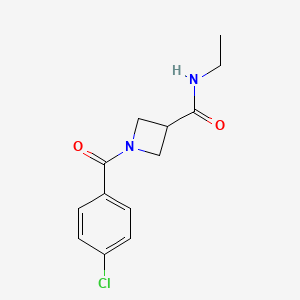 1-(4-chlorobenzoyl)-N-ethylazetidine-3-carboxamide