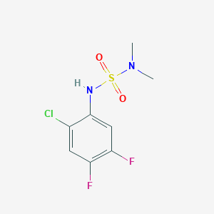 1-Chloro-2-(dimethylsulfamoylamino)-4,5-difluorobenzene