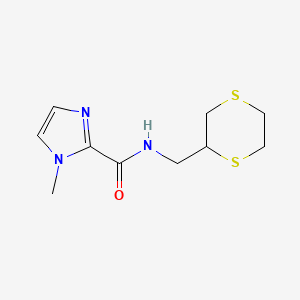 N-(1,4-dithian-2-ylmethyl)-1-methylimidazole-2-carboxamide