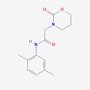 N-(2,5-dimethylphenyl)-2-(2-oxo-1,3-oxazinan-3-yl)acetamide