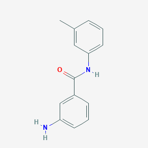 molecular formula C14H14N2O B075980 3-氨基-N-(3-甲基苯基)苯甲酰胺 CAS No. 14315-23-2