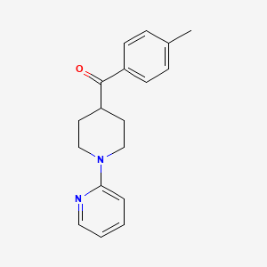 (4-Methylphenyl)-(1-pyridin-2-ylpiperidin-4-yl)methanone