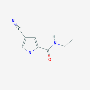 4-cyano-N-ethyl-1-methylpyrrole-2-carboxamide