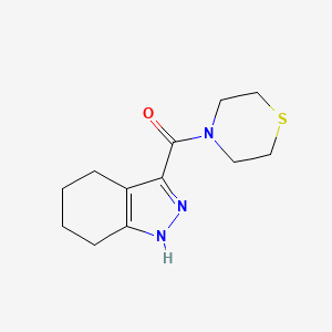 4,5,6,7-tetrahydro-1H-indazol-3-yl(thiomorpholin-4-yl)methanone