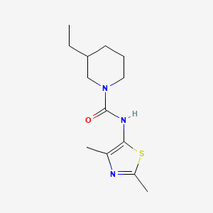 N-(2,4-dimethyl-1,3-thiazol-5-yl)-3-ethylpiperidine-1-carboxamide