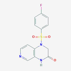 1-(4-Fluorophenyl)sulfonyl-2,4-dihydropyrido[3,4-b]pyrazin-3-one