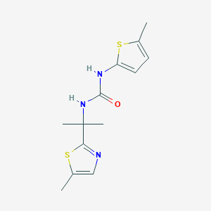 1-[2-(5-Methyl-1,3-thiazol-2-yl)propan-2-yl]-3-(5-methylthiophen-2-yl)urea