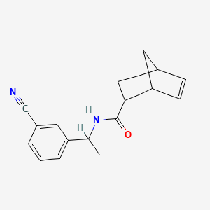 N-[1-(3-cyanophenyl)ethyl]bicyclo[2.2.1]hept-5-ene-2-carboxamide