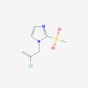 1-(2-Chloroprop-2-enyl)-2-methylsulfonylimidazole