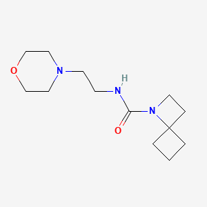 N-(2-morpholin-4-ylethyl)-1-azaspiro[3.3]heptane-1-carboxamide