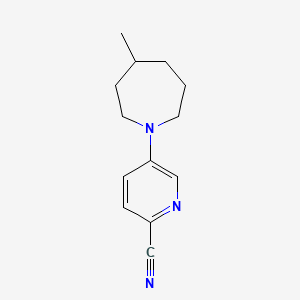 5-(4-Methylazepan-1-yl)pyridine-2-carbonitrile