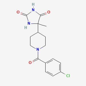 5-[1-(4-Chlorobenzoyl)piperidin-4-yl]-5-methylimidazolidine-2,4-dione