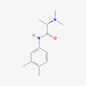 molecular formula C13H20N2O B7598349 (2S)-2-(dimethylamino)-N-(3,4-dimethylphenyl)propanamide 