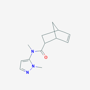 N-methyl-N-(2-methylpyrazol-3-yl)bicyclo[2.2.1]hept-5-ene-2-carboxamide