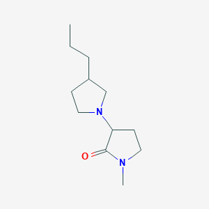 1-Methyl-3-(3-propylpyrrolidin-1-yl)pyrrolidin-2-one