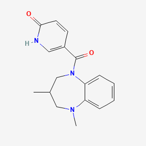 5-(1,3-dimethyl-3,4-dihydro-2H-1,5-benzodiazepine-5-carbonyl)-1H-pyridin-2-one