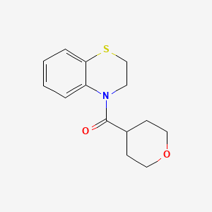 2,3-Dihydro-1,4-benzothiazin-4-yl(oxan-4-yl)methanone