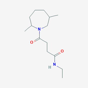 4-(2,6-dimethylazepan-1-yl)-N-ethyl-4-oxobutanamide