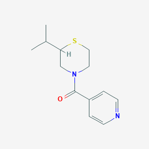 (2-Propan-2-ylthiomorpholin-4-yl)-pyridin-4-ylmethanone