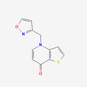 4-(1,2-Oxazol-3-ylmethyl)thieno[3,2-b]pyridin-7-one