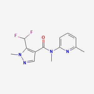 5-(difluoromethyl)-N,1-dimethyl-N-(6-methylpyridin-2-yl)pyrazole-4-carboxamide