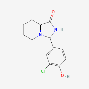 3-(3-chloro-4-hydroxyphenyl)-3,5,6,7,8,8a-hexahydro-2H-imidazo[1,5-a]pyridin-1-one