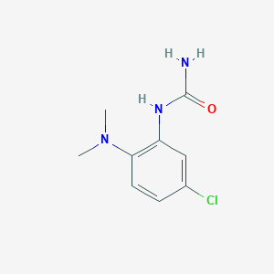 molecular formula C9H12ClN3O B7598919 [5-Chloro-2-(dimethylamino)phenyl]urea 