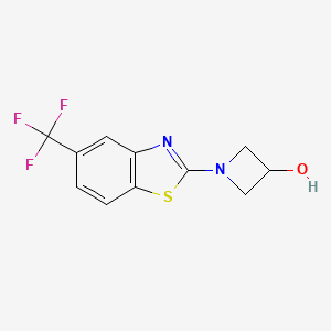 1-(5-(Trifluoromethyl)benzo[d]thiazol-2-yl)azetidin-3-ol