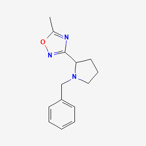 3-(1-Benzylpyrrolidin-2-yl)-5-methyl-1,2,4-oxadiazole