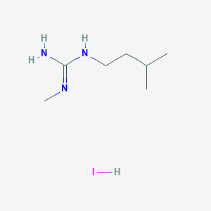 2-Methyl-1-(3-methylbutyl)guanidine;hydroiodide