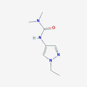 3-(1-Ethylpyrazol-4-yl)-1,1-dimethylurea