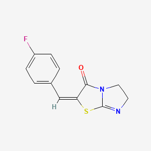 2-(4-Fluorobenzylidene)-5,6-dihydroimidazo[2,1-b][1,3]thiazol-3(2H)-one